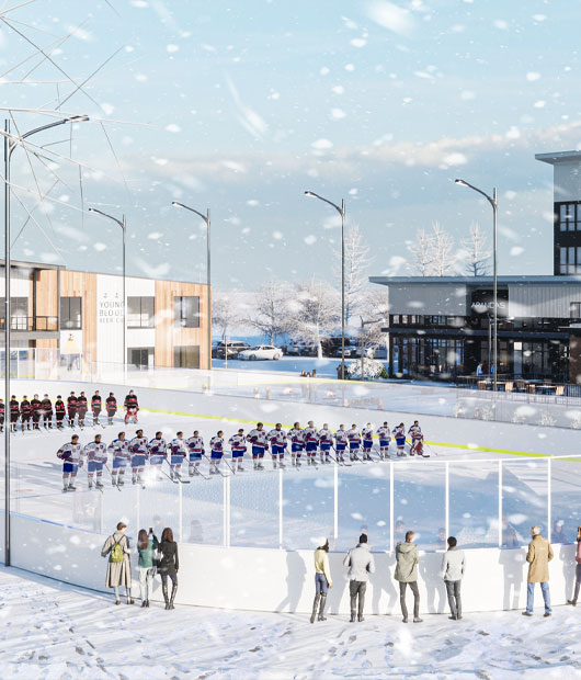 Outdoor rink